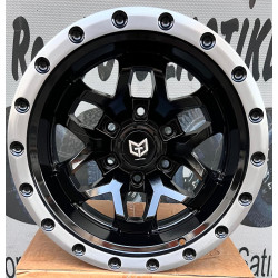 Tork 2836 16X10 6X139.7 ET-44 Parlak Black/Lip Machined
